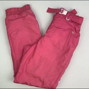 Black Diamond Vintage Rare Large Pink Ski Pants